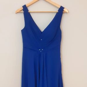 Ever Pretty v-neck high low full length shiffon evening gown